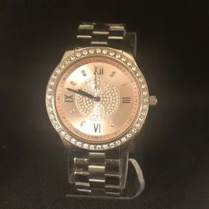 Accessories | Jbw Mondrian Pink Diamond Dial Ssteel Watch  display picture 1